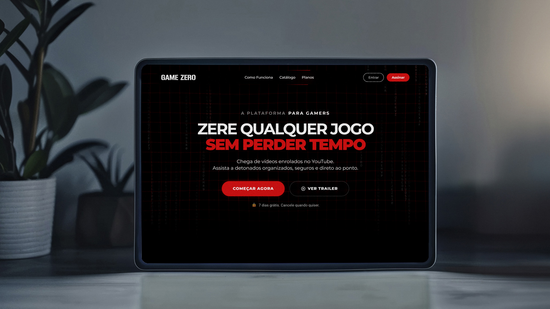 Banner do projeto Game Zero